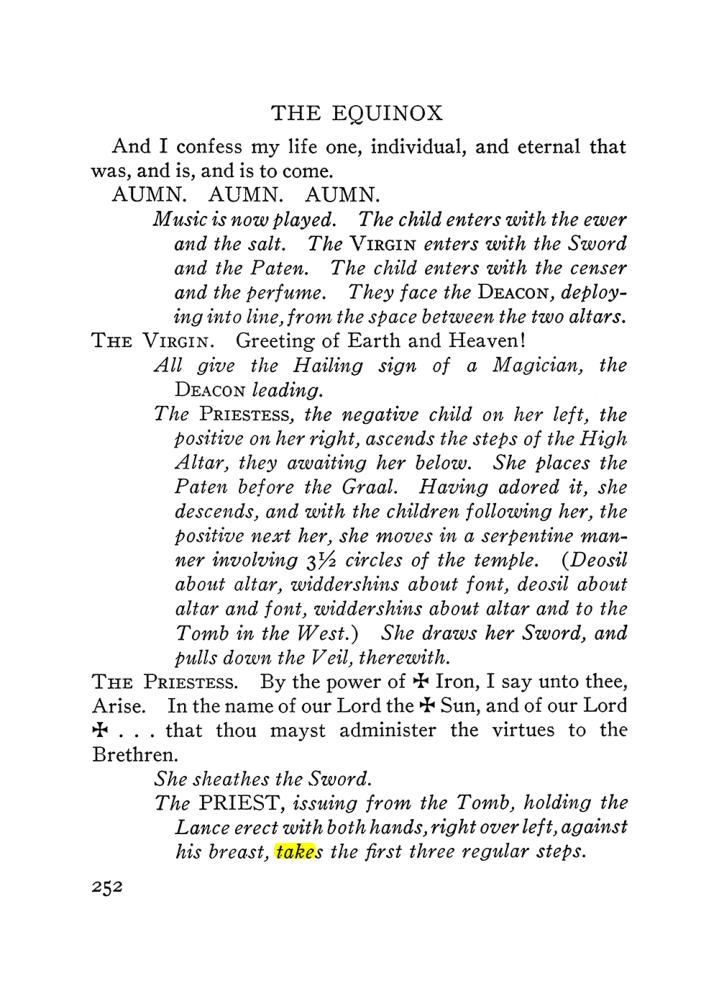 Original scan of The Equinox (Volume III, Number I), PDF page 266