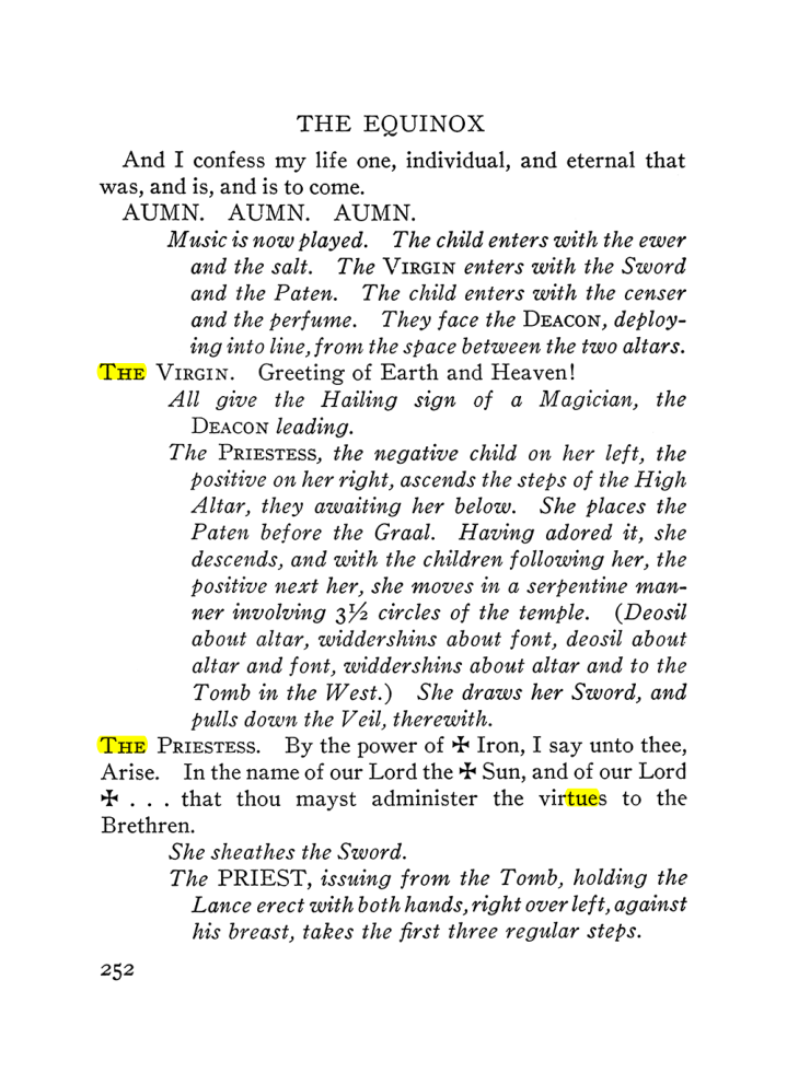 Original scan of The Equinox (Volume III, Number I), PDF page 266