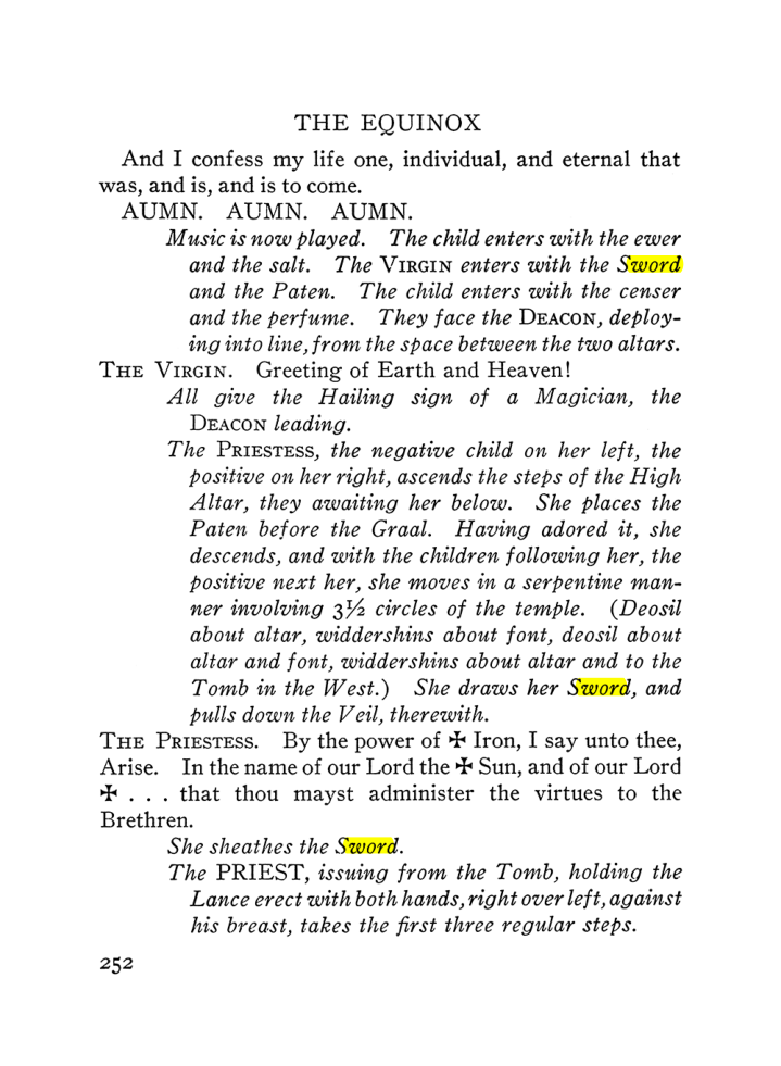 Original scan of The Equinox (Volume III, Number I), PDF page 266