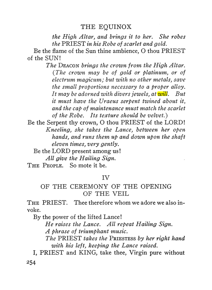 Original scan of The Equinox (Volume III, Number I), PDF page 268