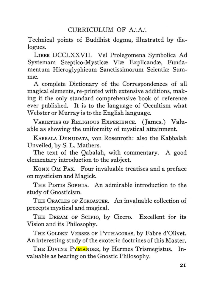 Original scan of The Equinox (Volume III, Number I), PDF page 27