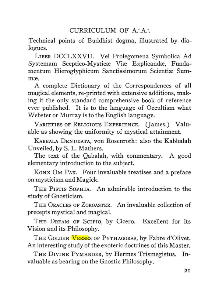 Original scan of The Equinox (Volume III, Number I), PDF page 27