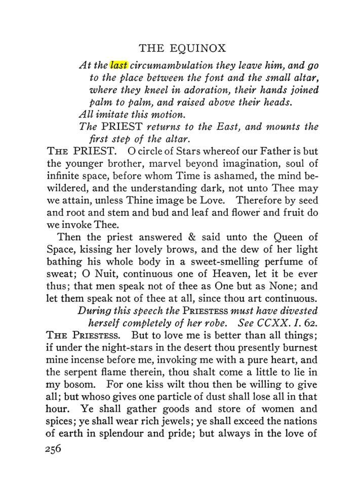 Original scan of The Equinox (Volume III, Number I), PDF page 270
