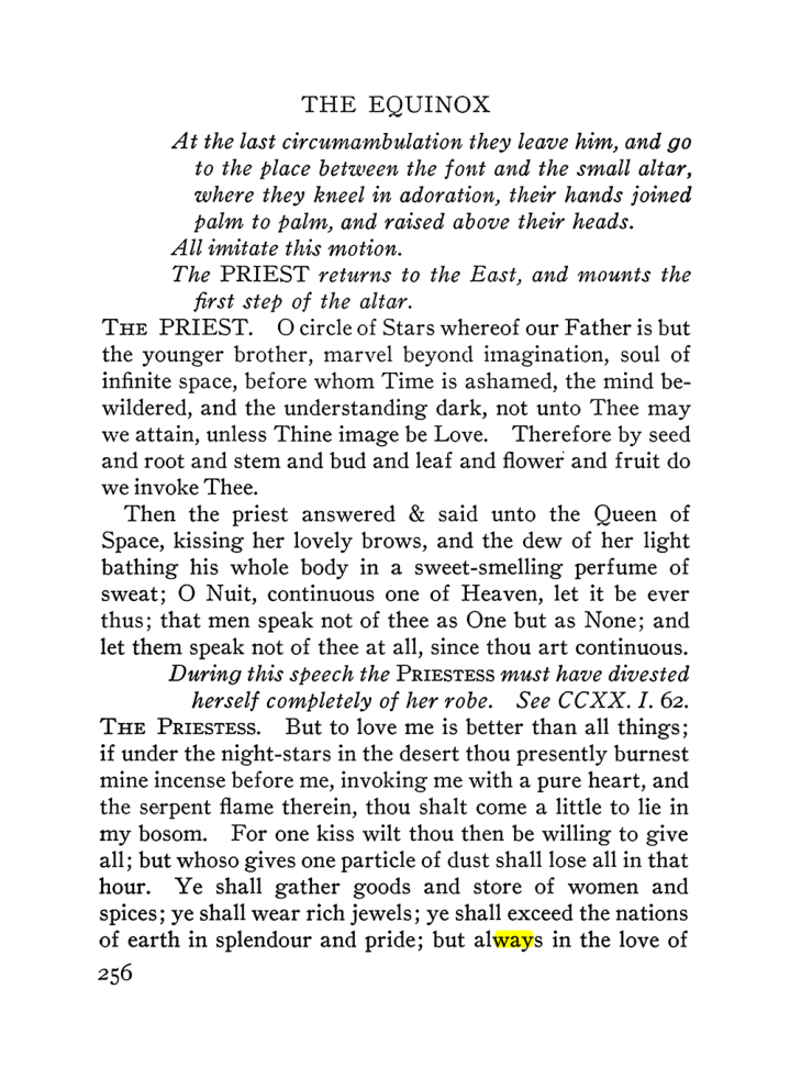 Original scan of The Equinox (Volume III, Number I), PDF page 270