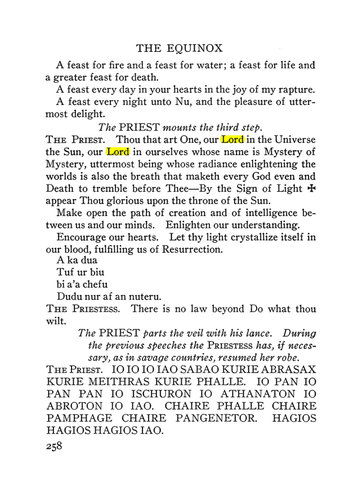 Original scan of The Equinox (Volume III, Number I), PDF page 272