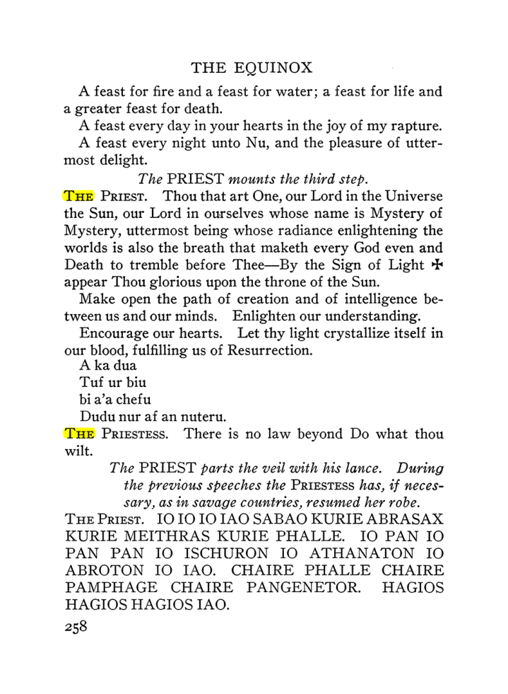 Original scan of The Equinox (Volume III, Number I), PDF page 272
