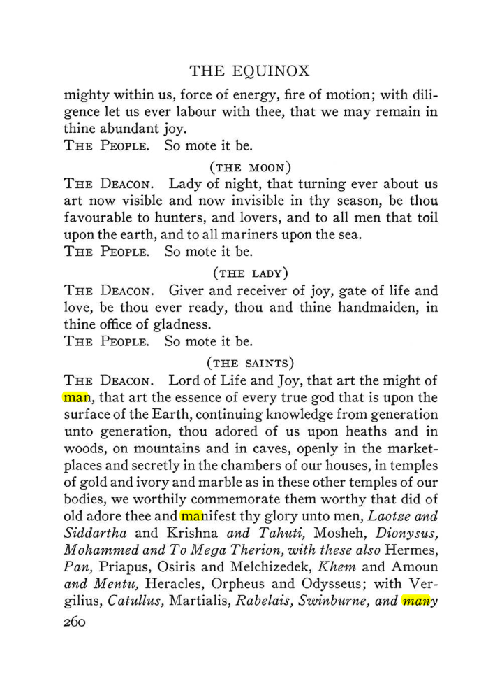 Original scan of The Equinox (Volume III, Number I), PDF page 274
