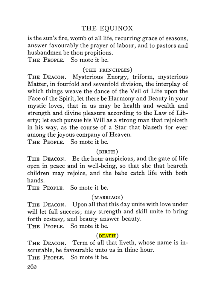Original scan of The Equinox (Volume III, Number I), PDF page 276
