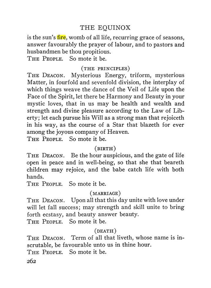 Original scan of The Equinox (Volume III, Number I), PDF page 276