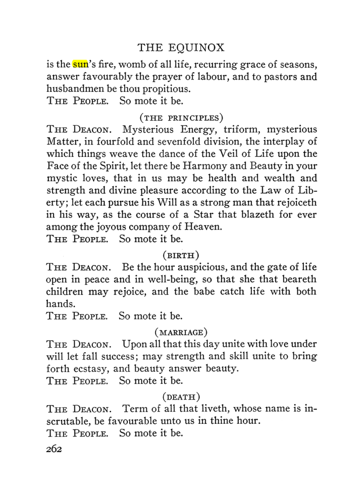 Original scan of The Equinox (Volume III, Number I), PDF page 276