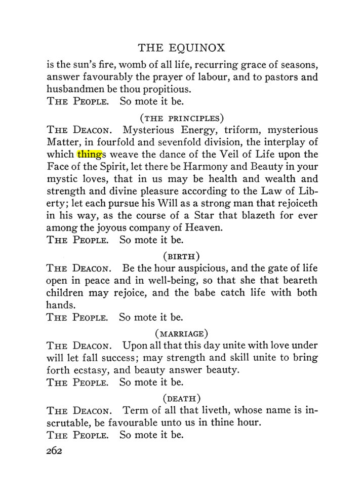 Original scan of The Equinox (Volume III, Number I), PDF page 276