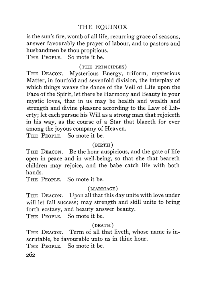 Original scan of The Equinox (Volume III, Number I), PDF page 276