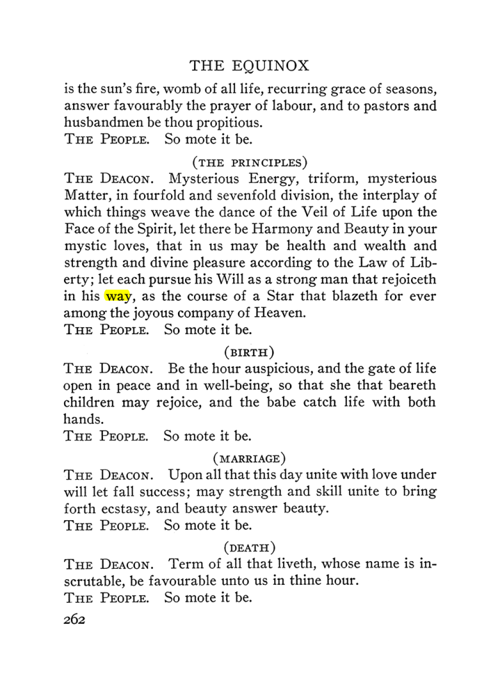 Original scan of The Equinox (Volume III, Number I), PDF page 276