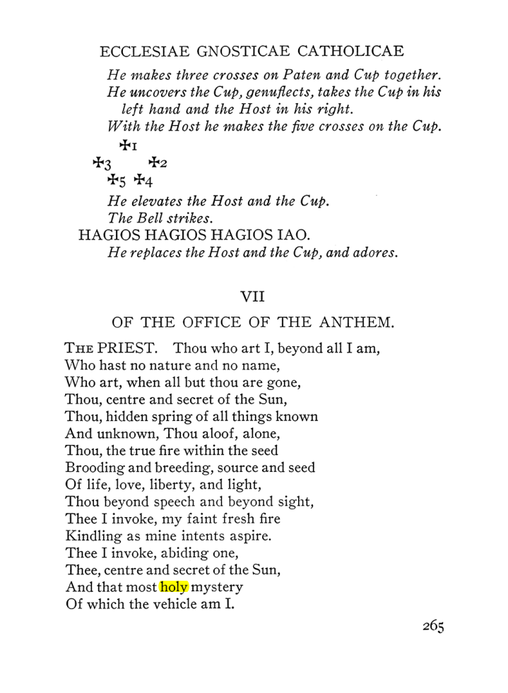 Original scan of The Equinox (Volume III, Number I), PDF page 279