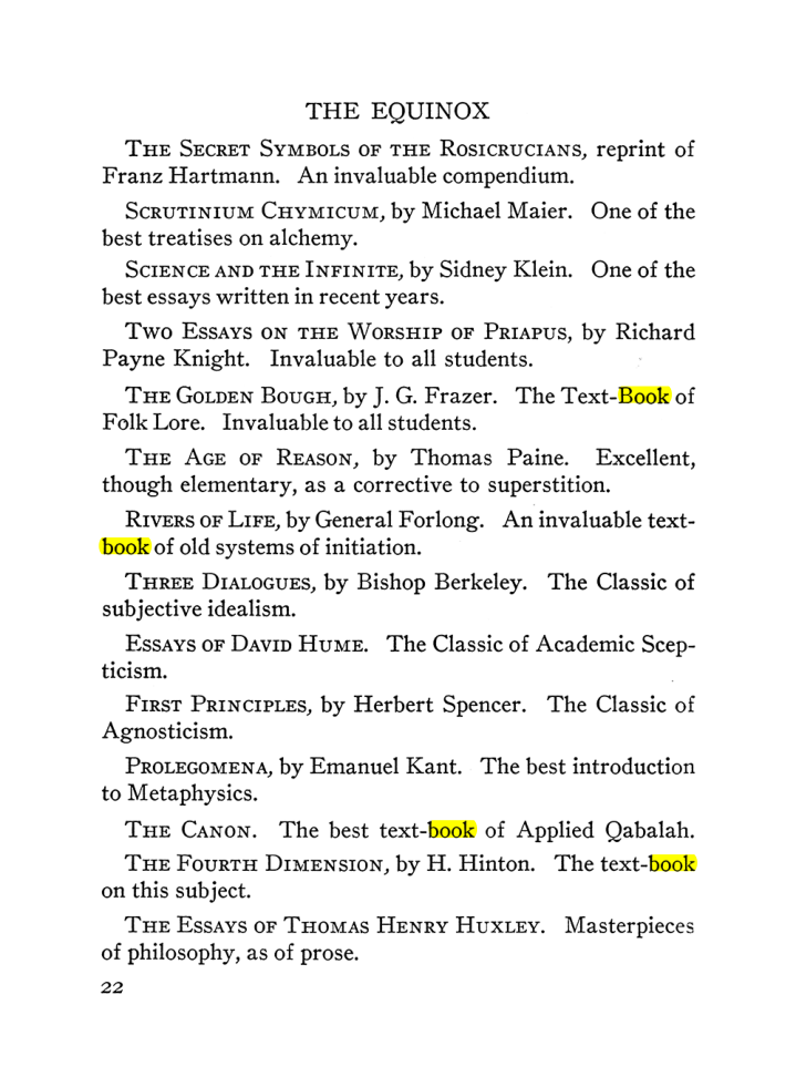 Original scan of The Equinox (Volume III, Number I), PDF page 28