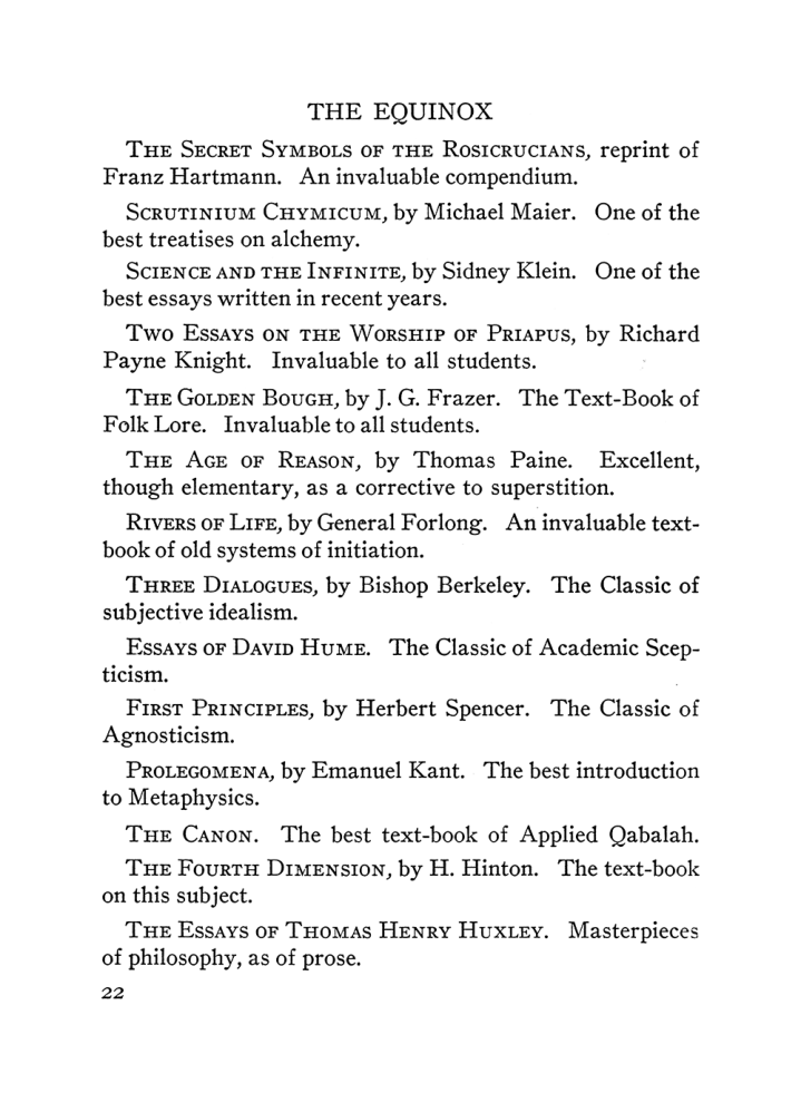 Original scan of The Equinox (Volume III, Number I), PDF page 28