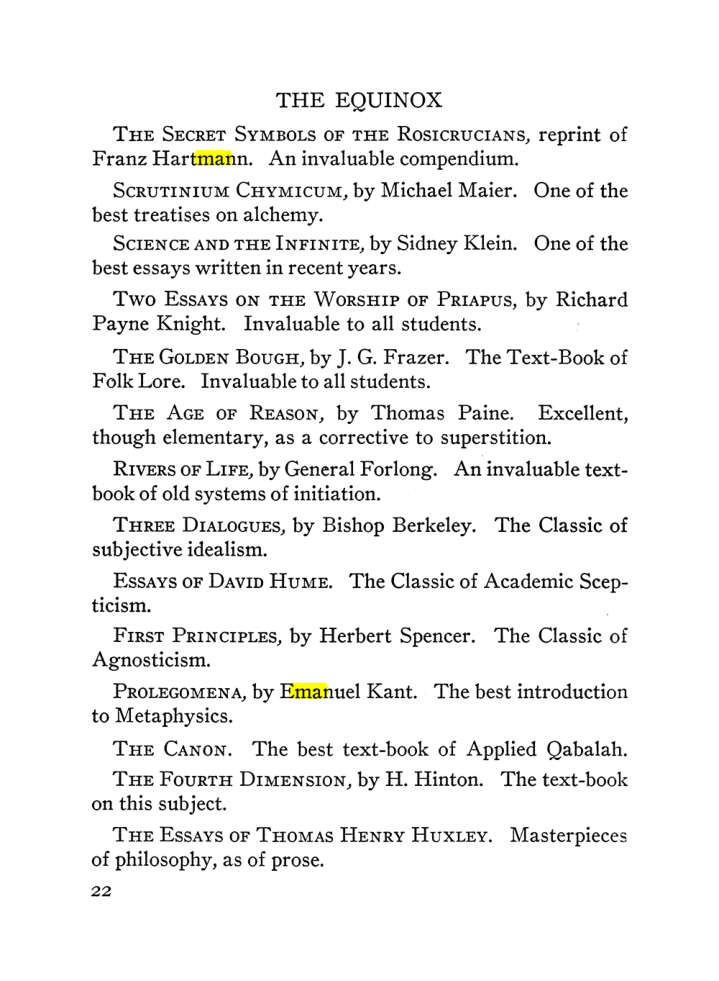 Original scan of The Equinox (Volume III, Number I), PDF page 28