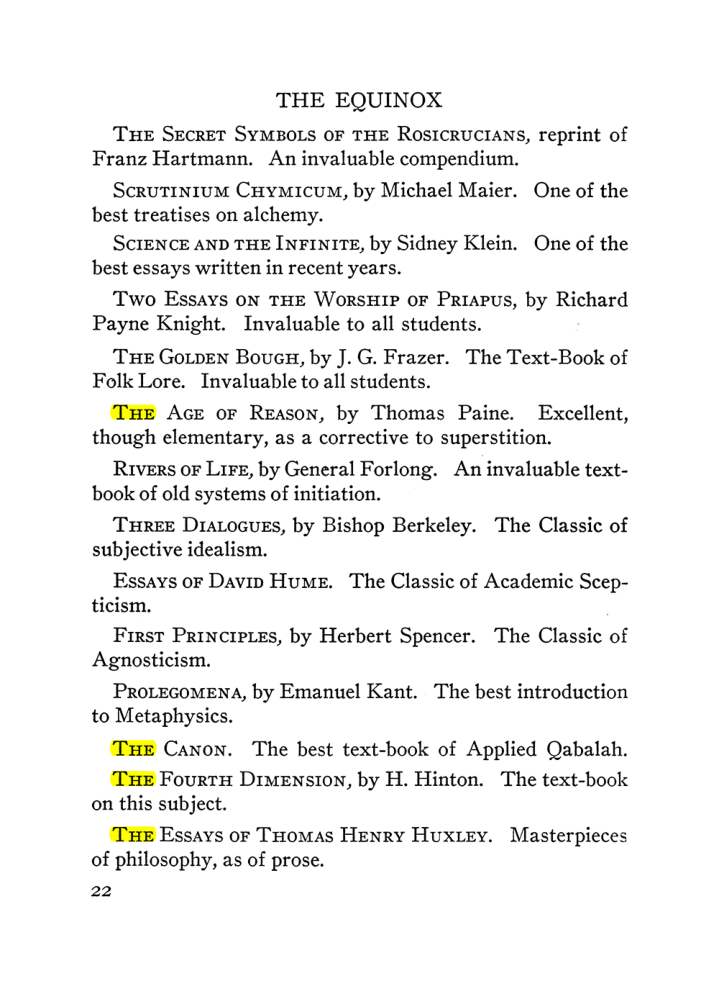 Original scan of The Equinox (Volume III, Number I), PDF page 28
