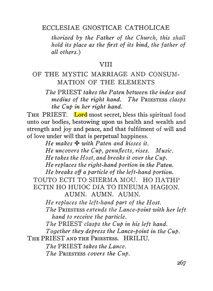 Original scan of The Equinox (Volume III, Number I), PDF page 281