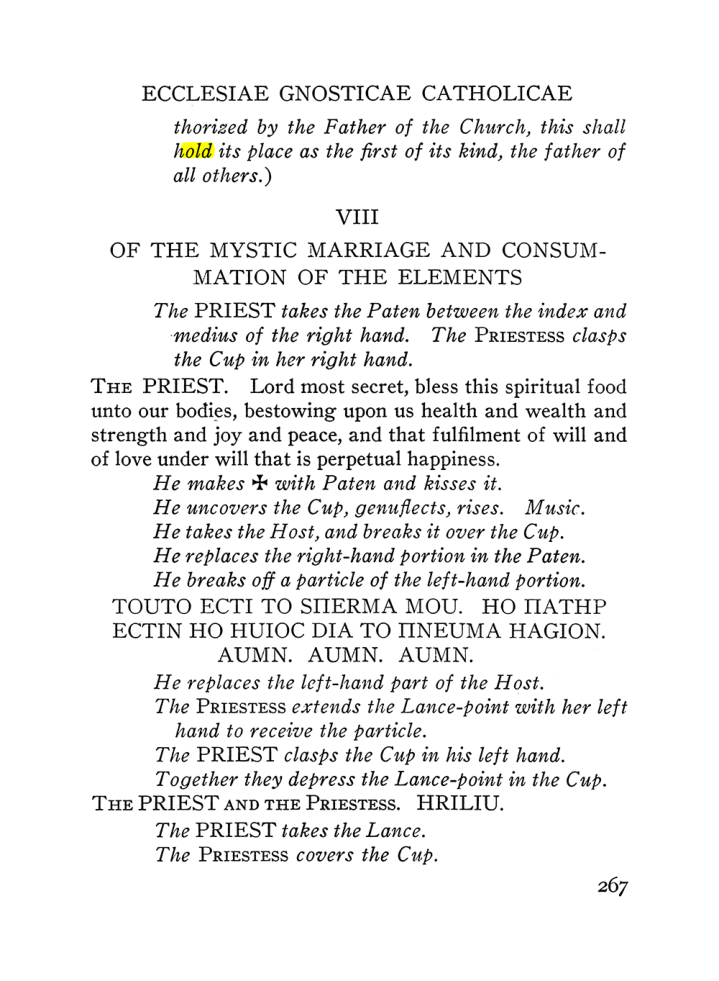 Original scan of The Equinox (Volume III, Number I), PDF page 281