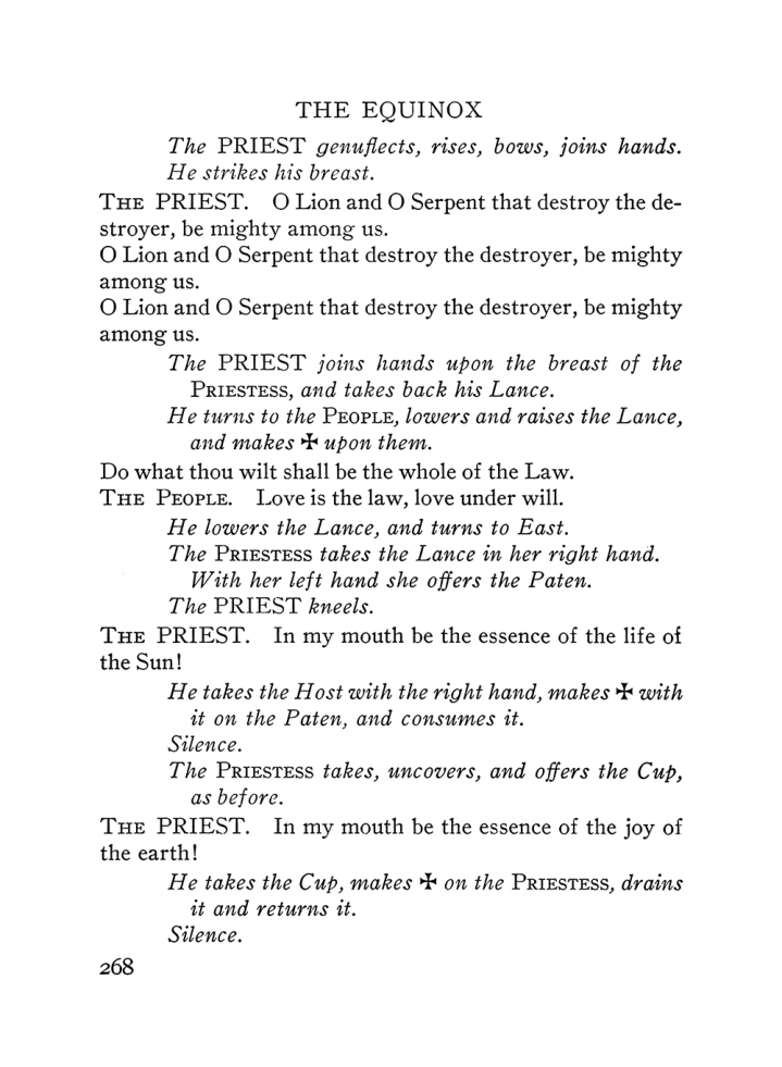 Original scan of The Equinox (Volume III, Number I), PDF page 282