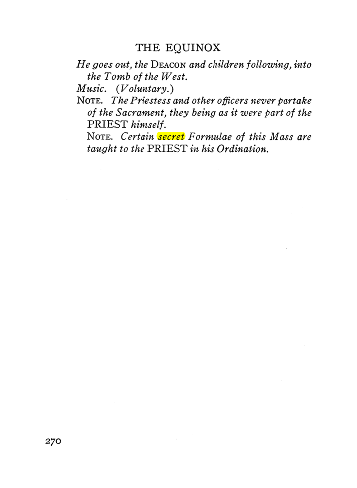 Original scan of The Equinox (Volume III, Number I), PDF page 284