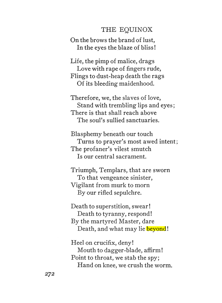 Original scan of The Equinox (Volume III, Number I), PDF page 286
