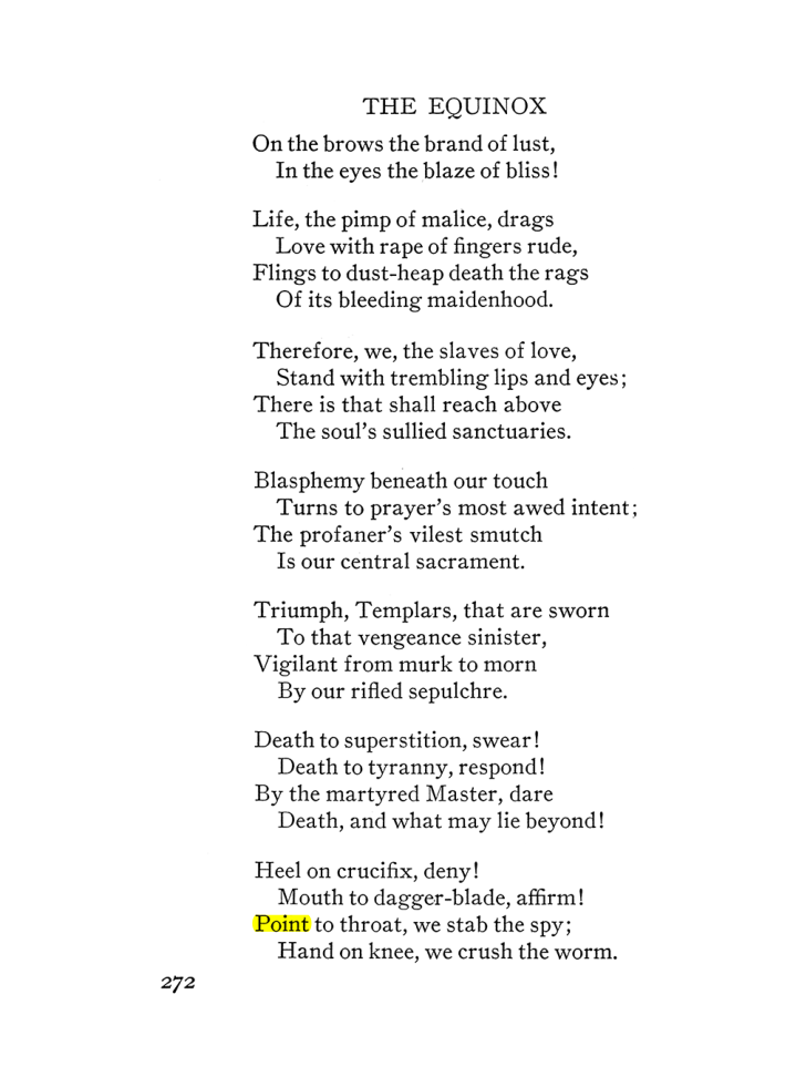 Original scan of The Equinox (Volume III, Number I), PDF page 286