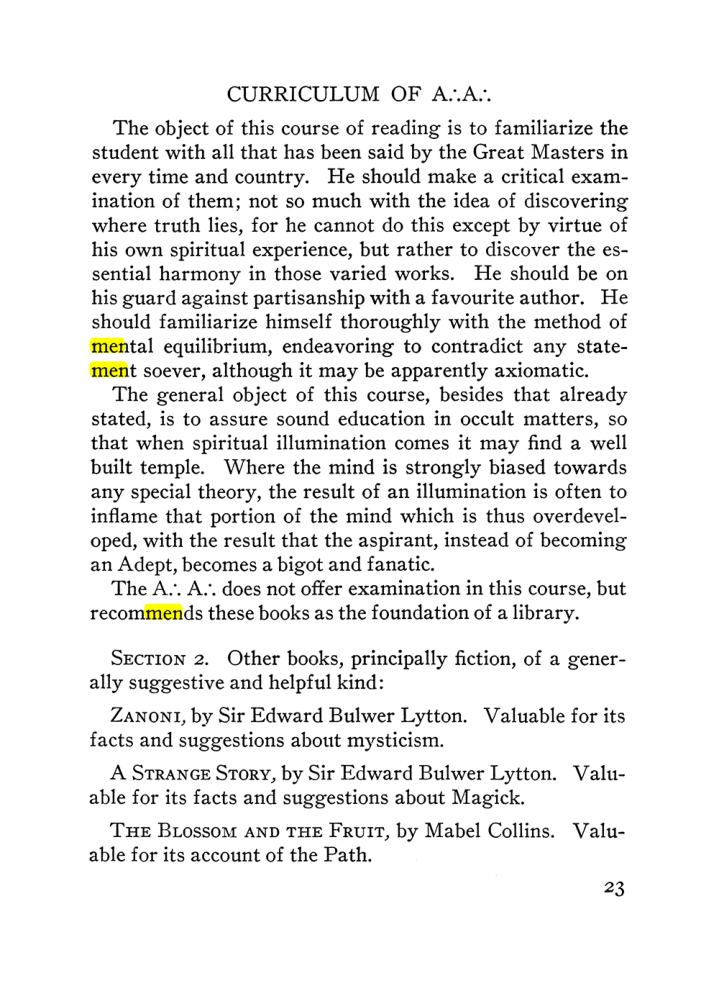 Original scan of The Equinox (Volume III, Number I), PDF page 29