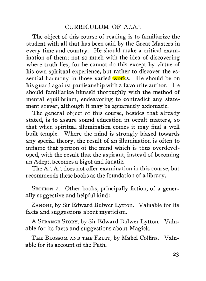 Original scan of The Equinox (Volume III, Number I), PDF page 29