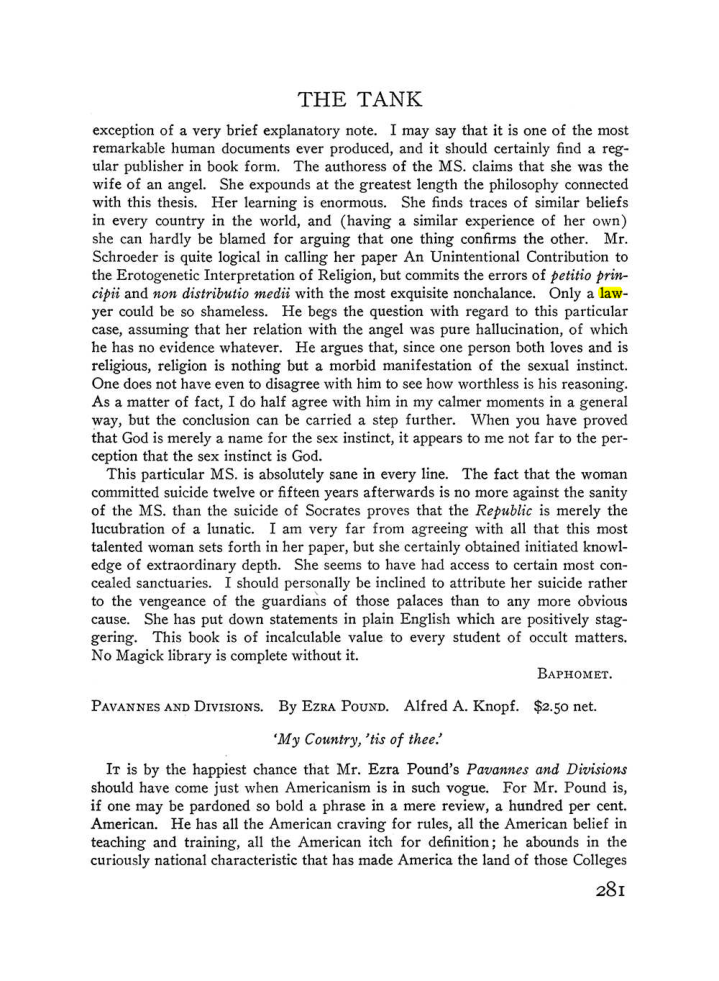 Original scan of The Equinox (Volume III, Number I), PDF page 295