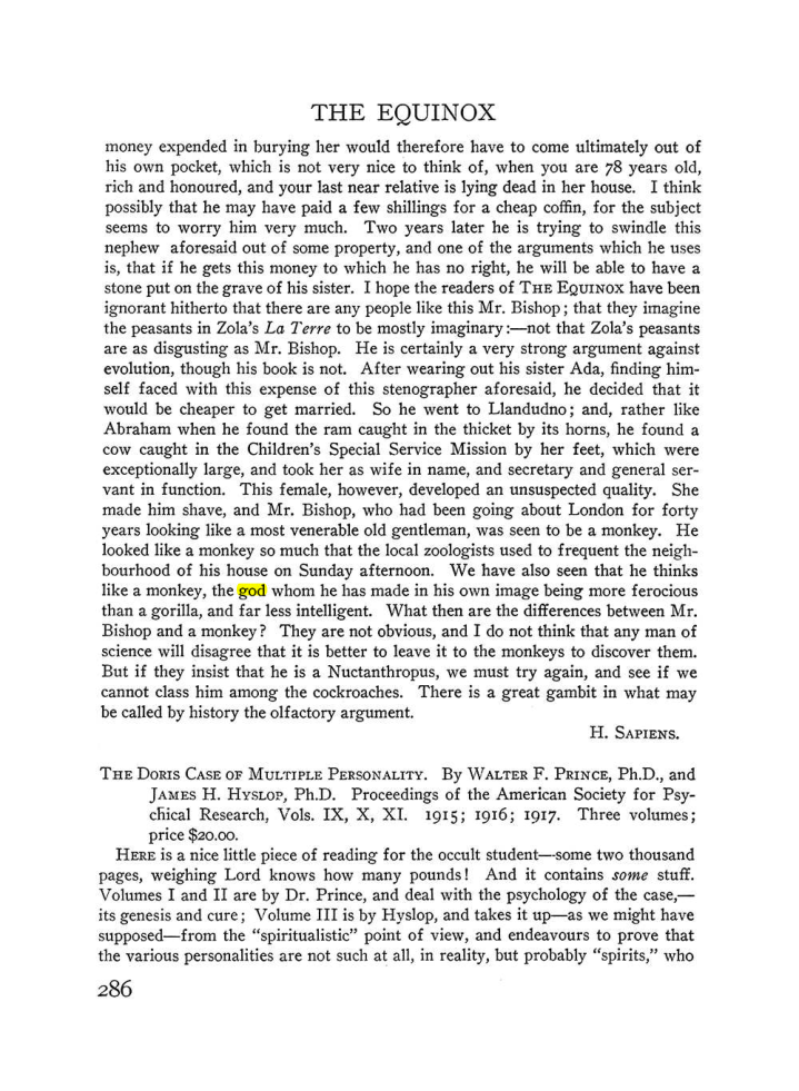 Original scan of The Equinox (Volume III, Number I), PDF page 300