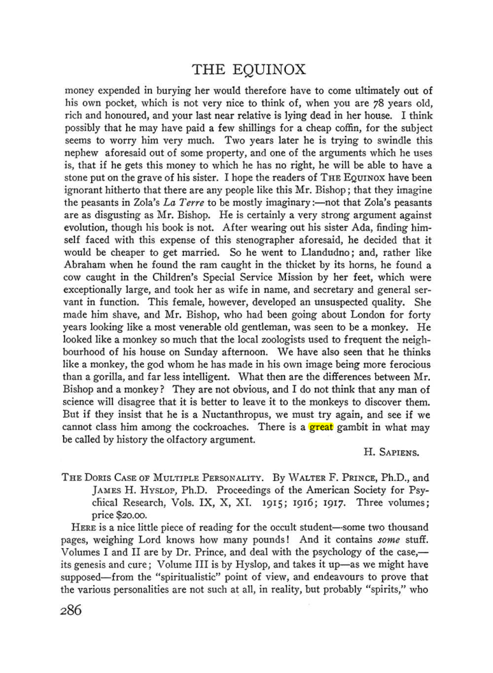 Original scan of The Equinox (Volume III, Number I), PDF page 300