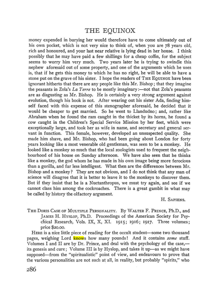 Original scan of The Equinox (Volume III, Number I), PDF page 300