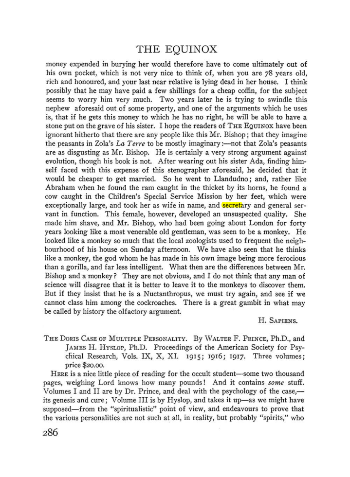 Original scan of The Equinox (Volume III, Number I), PDF page 300