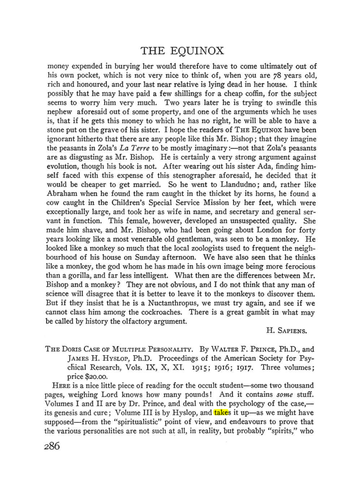Original scan of The Equinox (Volume III, Number I), PDF page 300
