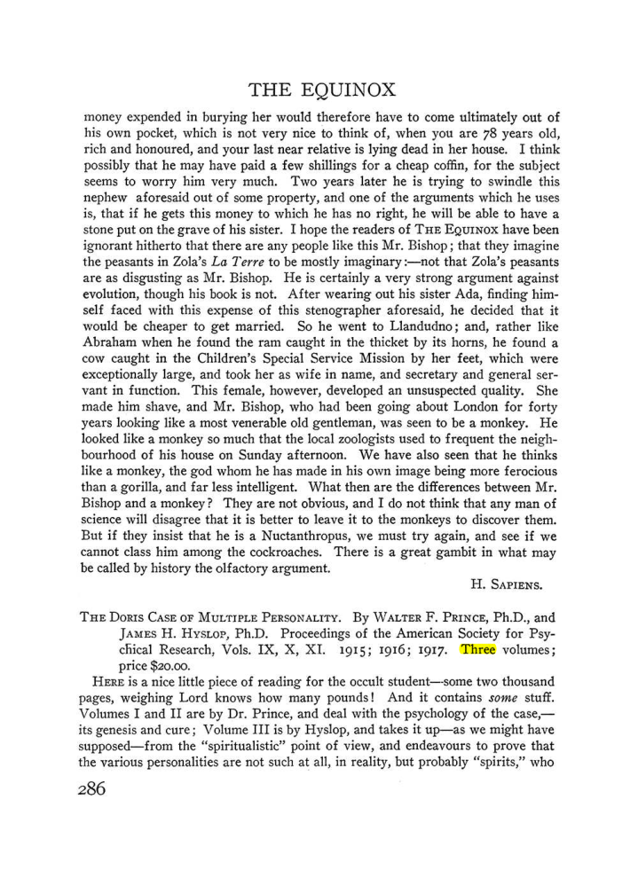 Original scan of The Equinox (Volume III, Number I), PDF page 300