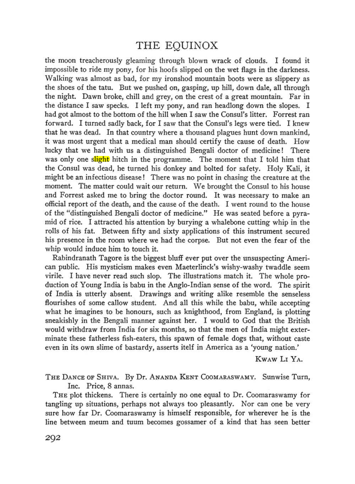Original scan of The Equinox (Volume III, Number I), PDF page 306