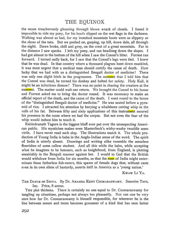 Original scan of The Equinox (Volume III, Number I), PDF page 306