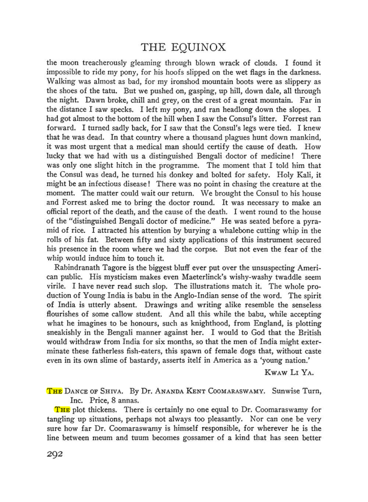 Original scan of The Equinox (Volume III, Number I), PDF page 306