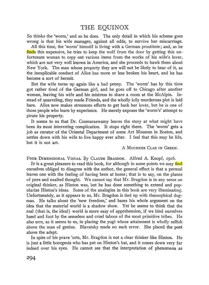Original scan of The Equinox (Volume III, Number I), PDF page 308