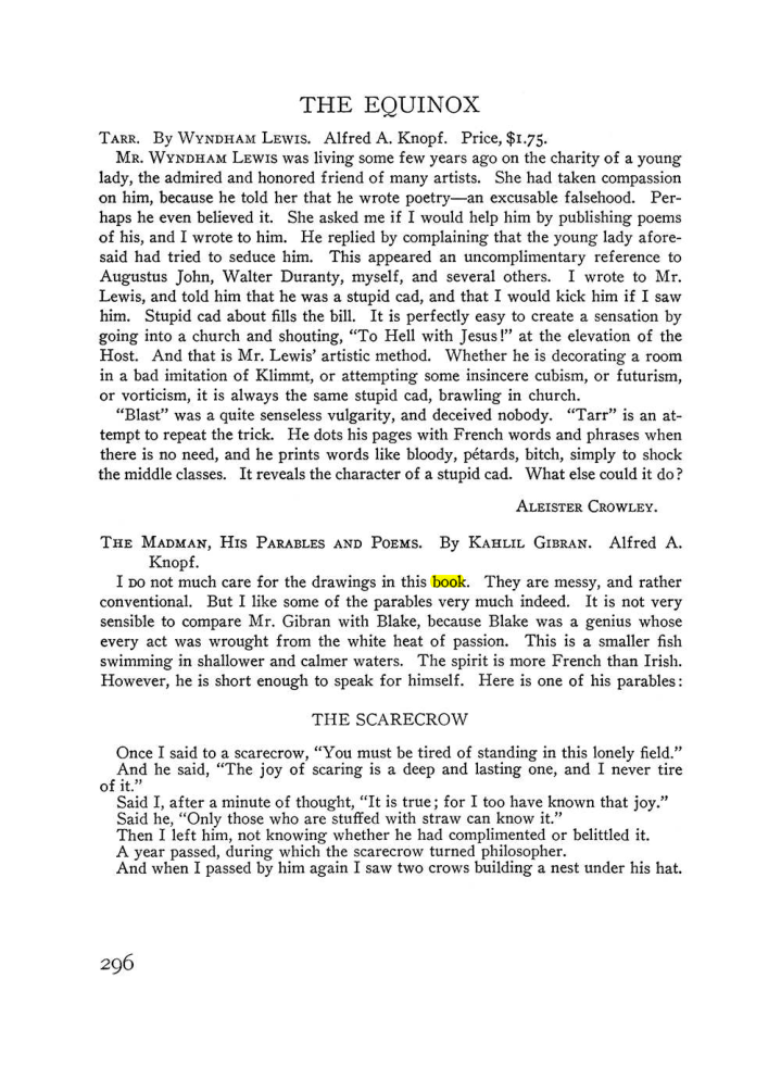 Original scan of The Equinox (Volume III, Number I), PDF page 310