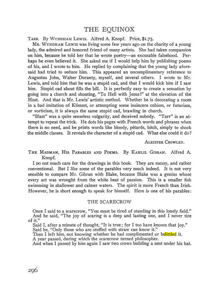 Original scan of The Equinox (Volume III, Number I), PDF page 310