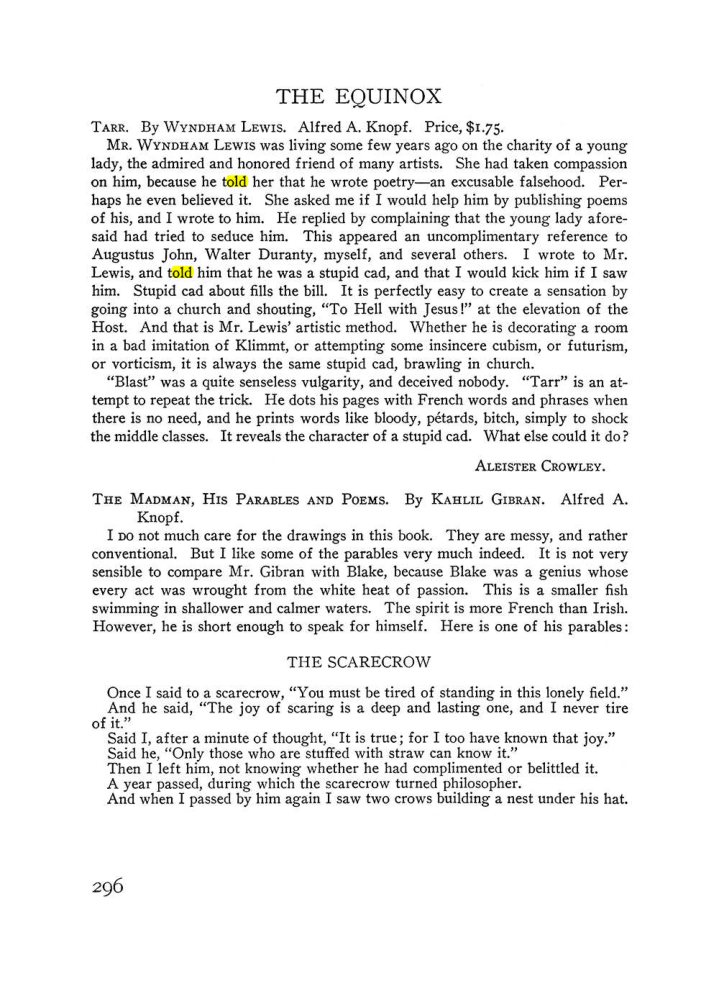 Original scan of The Equinox (Volume III, Number I), PDF page 310