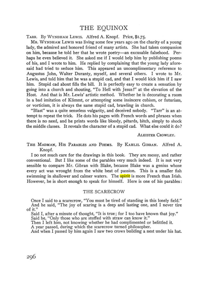 Original scan of The Equinox (Volume III, Number I), PDF page 310