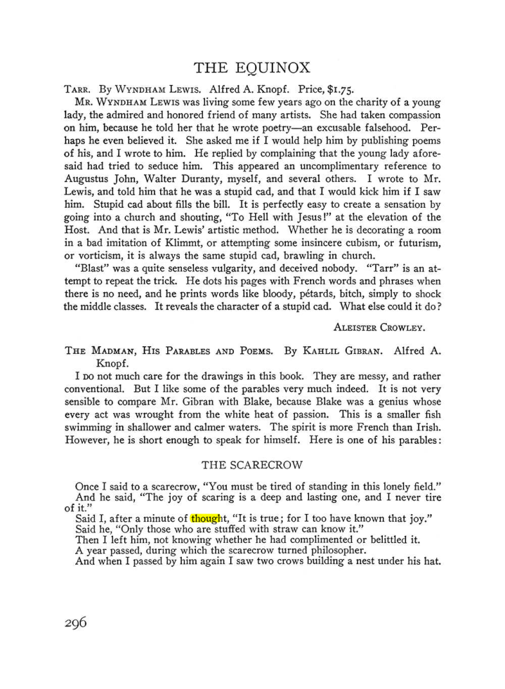 Original scan of The Equinox (Volume III, Number I), PDF page 310