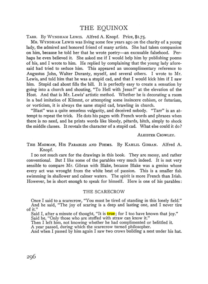 Original scan of The Equinox (Volume III, Number I), PDF page 310