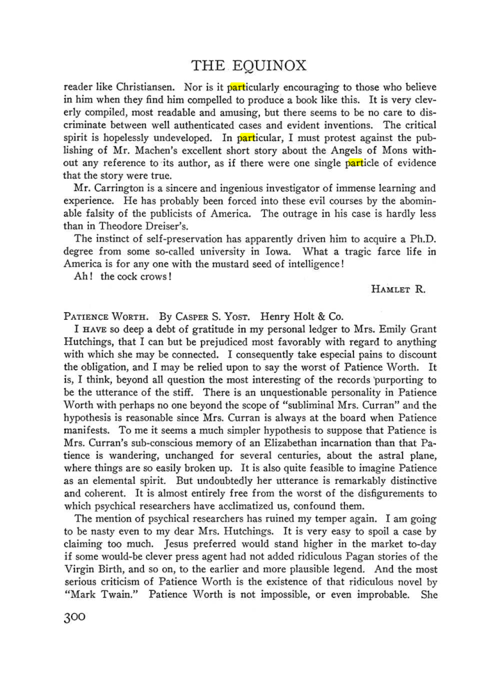 Original scan of The Equinox (Volume III, Number I), PDF page 314