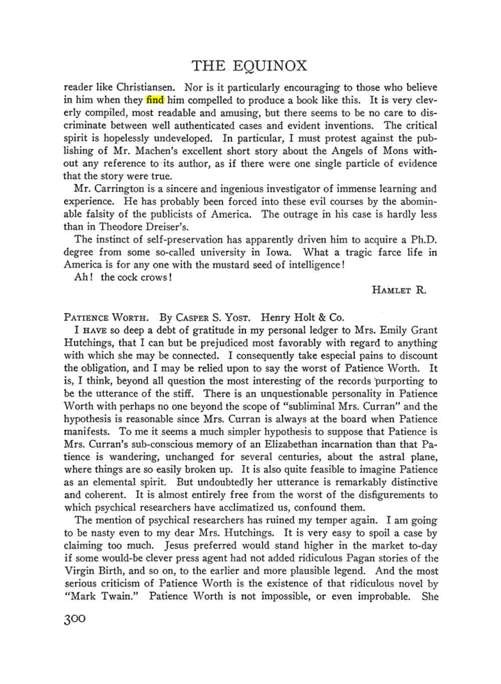 Original scan of The Equinox (Volume III, Number I), PDF page 314
