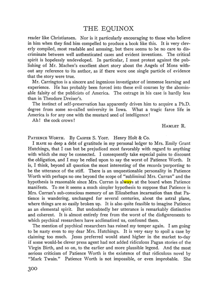 Original scan of The Equinox (Volume III, Number I), PDF page 314
